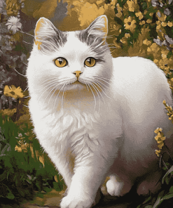 Aesthetic Kitty Diamond Painting