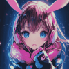 Aesthetic Kizunai Anime Diamond Painting