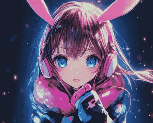 Aesthetic Kizunai Anime Diamond Painting