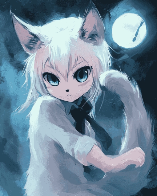 Aesthetic Koneko Anime Diamond Painting