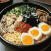 Aesthetic Korean Ramen Meals Diamond Painting