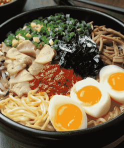 Aesthetic Korean Ramen Meals Diamond Painting