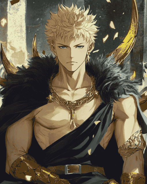 Aesthetic Laxus Dreyar Anime Diamond Painting