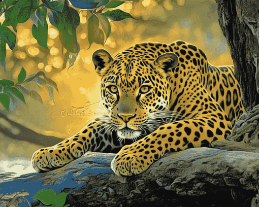 Aesthetic Leopard Diamond Painting