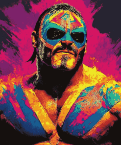 Aesthetic Lucha WWE Champions Diamond Painting