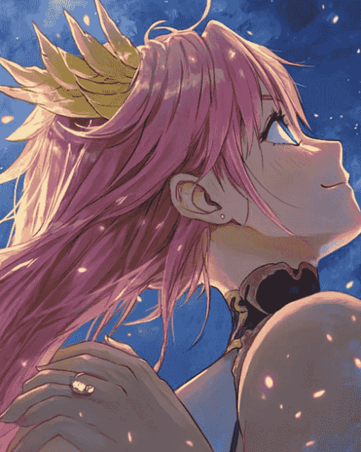 Aesthetic Lucy Natsu Anime Diamond Painting