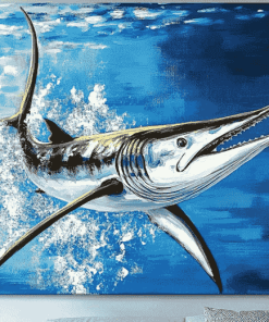 Aesthetic Marlin Swordfish Diamond Painting