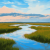 Aesthetic Marsh Landscapes Diamond Painting