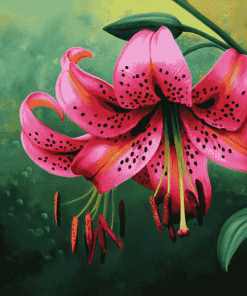 Aesthetic Martagon Lily Diamond Painting