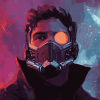 Aesthetic Marvel Starlord Diamond Painting