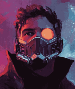 Aesthetic Marvel Starlord Diamond Painting