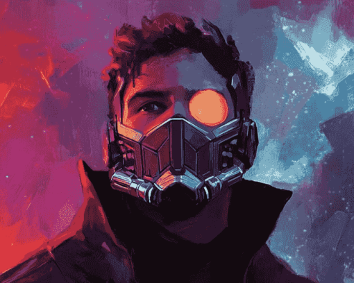 Aesthetic Marvel Starlord Diamond Painting