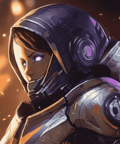 Aesthetic Mass Effect Tali Diamond Painting