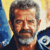 Aesthetic Mel Gibson Diamond Painting