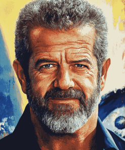 Aesthetic Mel Gibson Diamond Painting