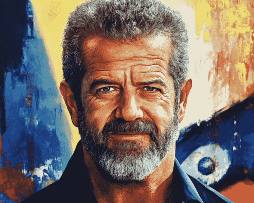 Aesthetic Mel Gibson Diamond Painting