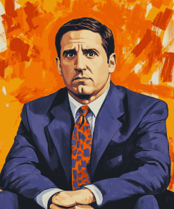 Aesthetic Michael Scott Pop Culture Diamond Painting