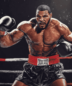 Aesthetic Mike Tyson Boxer Diamond Painting