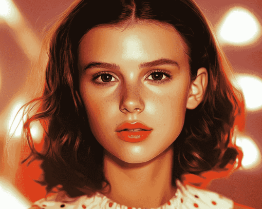 Aesthetic Millie Bobby Brown Diamond Painting