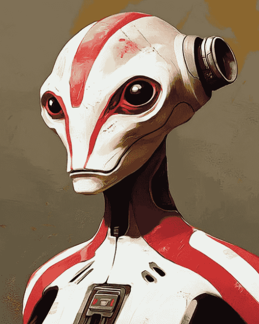 Aesthetic Mordin Solus Character Diamond Painting