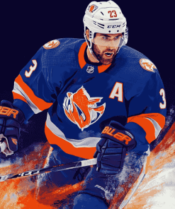 Aesthetic NY Islanders Ice Hockey Diamond Painting