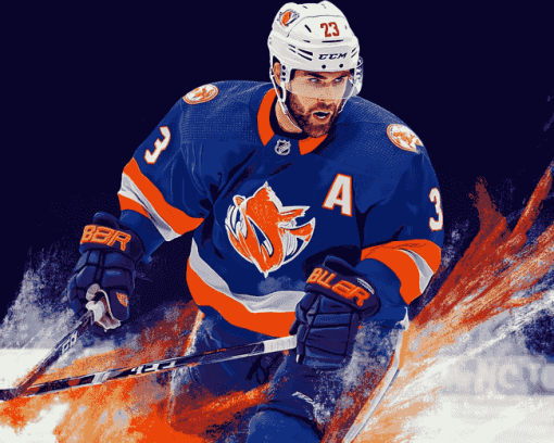 Aesthetic NY Islanders Ice Hockey Diamond Painting