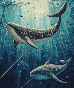 Aesthetic Narwhal Marine Diamond Painting