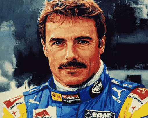 Aesthetic Nigel Mansell Racing Diamond Painting