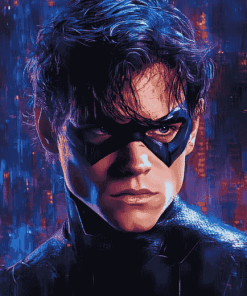 Aesthetic Nightwing Movie Diamond Painting