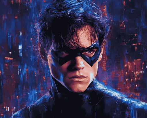 Aesthetic Nightwing Movie Diamond Painting