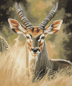 Aesthetic Nyala Wildlife Diamond Painting