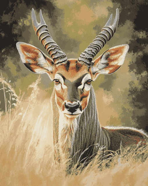 Aesthetic Nyala Wildlife Diamond Painting