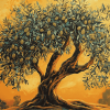 Aesthetic Olive Tree Diamond Painting