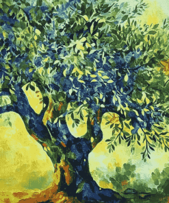 Aesthetic Olive Tree Diamond Painting