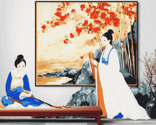 Aesthetic Oriental Diamond Painting