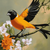 Aesthetic Orioles Birds Diamond Painting