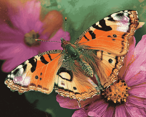 Aesthetic Painted Butterfly Diamond Painting