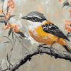 Aesthetic Pardalote Bird Diamond Painting