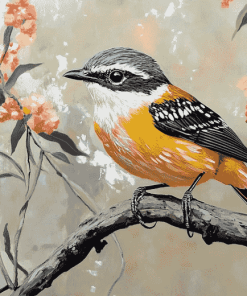 Aesthetic Pardalote Bird Diamond Painting