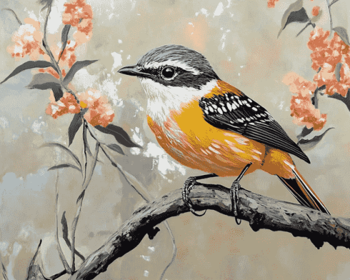 Aesthetic Pardalote Bird Diamond Painting