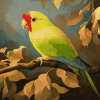 Aesthetic Parrot Diamond Painting