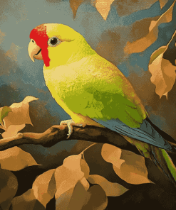 Aesthetic Parrot Diamond Painting