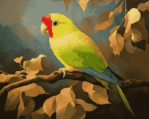 Aesthetic Parrot Diamond Painting