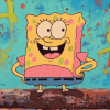 Aesthetic Patrick Star Animation Diamond Painting