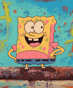 Aesthetic Patrick Star Animation Diamond Painting