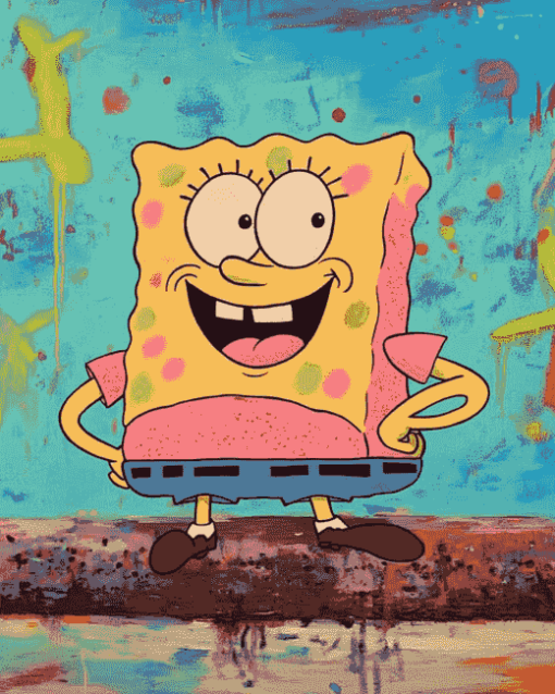 Aesthetic Patrick Star Animation Diamond Painting