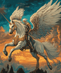 Aesthetic Pegasus Fantasy Diamond Painting