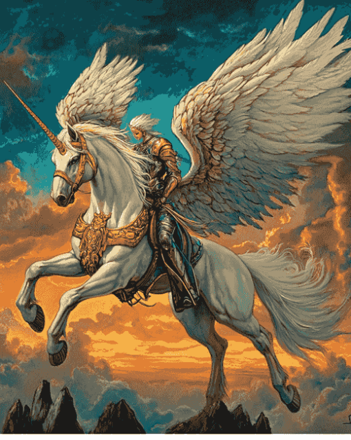 Aesthetic Pegasus Fantasy Diamond Painting