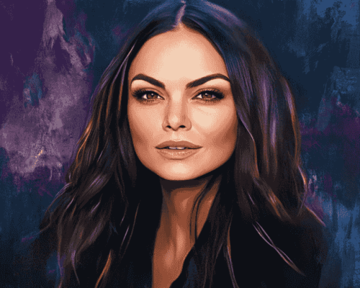 Aesthetic Portrait of Mila Kunis Diamond Painting