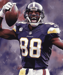 Aesthetic Randy Moss Football Diamond Painting